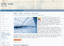 Template preview: Abstract - Joomla 1.5